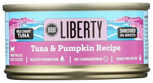 BIXBI LIBERTY CANNED WET CAT FOOD – GRAIN...