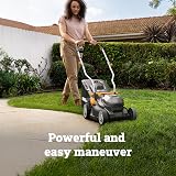 WORX WG733E 20V Brushless Cordless Lawn Mower 33cm 6-Height 35L Bag 4Ah view 2
