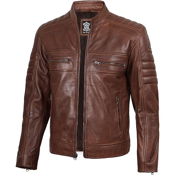 fjackets Real Lambskin Leather Jackets — Moto Quilted Cafe