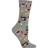 Hot Sox Women's Fun Occupation & Mom Crew Socks (1-Pair)