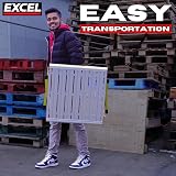 Excel Fibreglass Folding Hop Up Platform Bench 600mm x 600mm view 5