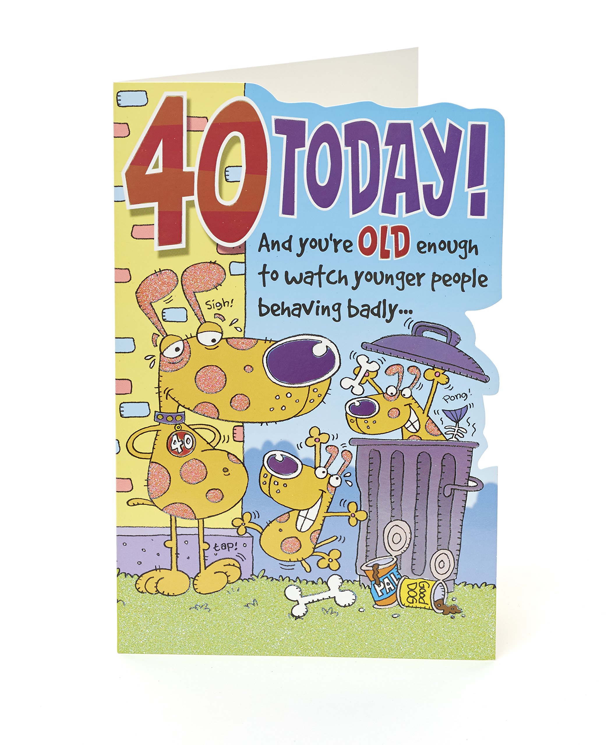 40th Birthday Card Funny - 40th Birthday Gifts for Women - 40th Birthday Gifts for Men - Funny Birthday Card - Gifts for Him - Gifts for Her