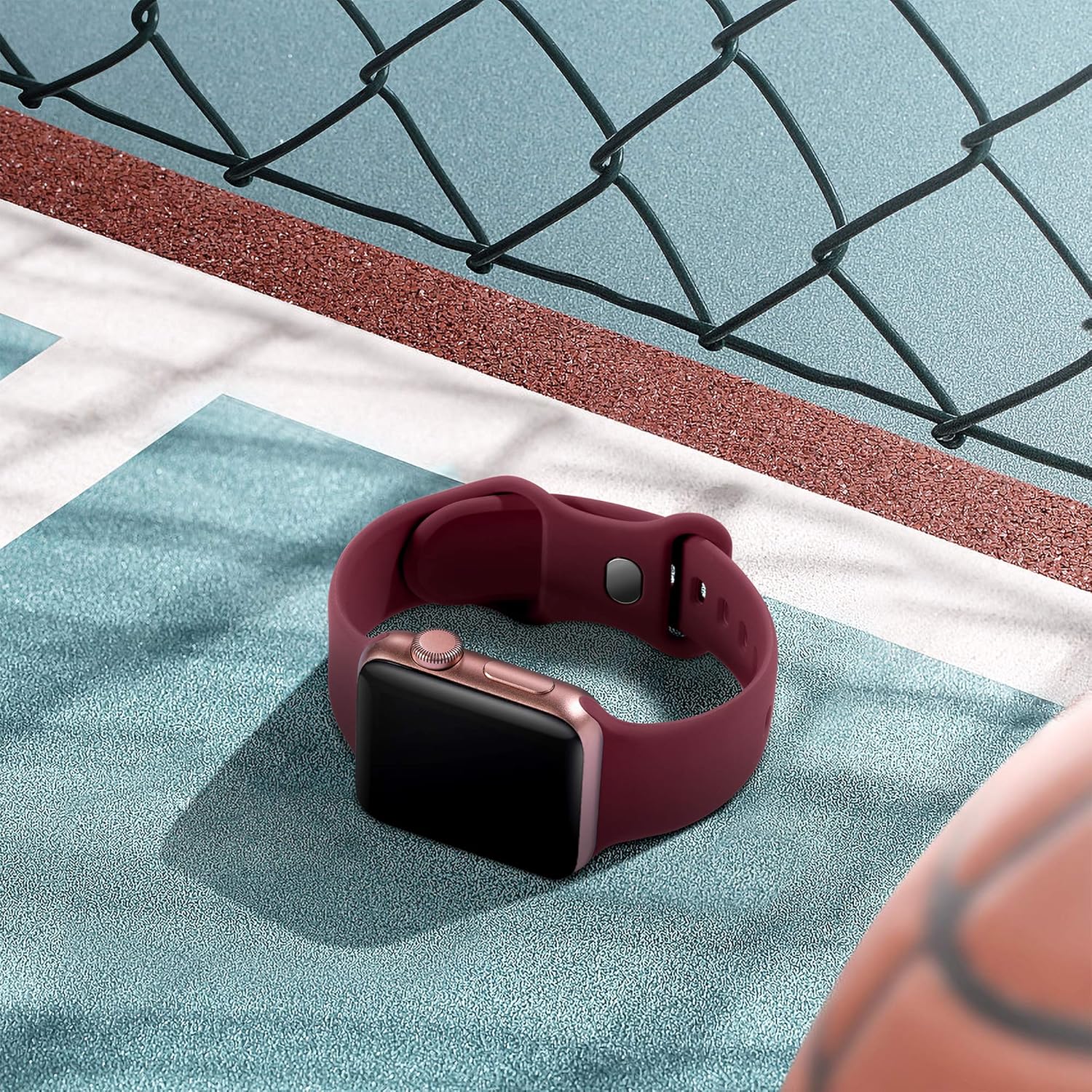 Epova Silicone Strap Compatible with Apple Watch Strap 40mm 38mm 41mm 42mm - Image 4