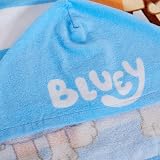 Bluey Hooded Towel Poncho 100% Cotton Kids Beach Bath Swiming Wrap view 7