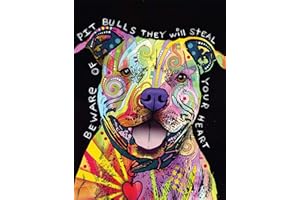 Dean Russo Pit Bull Journal: Lined Journal (Quiet Fox Designs) 144 Acid-Free Lined Pages for a Dream Diary or Journaling, with Vibrant Cover Art from Brooklyn Pop Artist Dean Russo