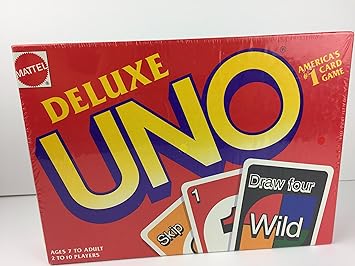 Amazon.com: 1993 Deluxe juego de Vintage uno con bandeja de tarjeta y hojas de puntuación: Toys \u0026 Games