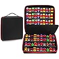 Qiteyz Toy Organizer Carrying Case Compatible with Hot Wheels Cars,Matchbox Cars,Portable Carrying Box Compatible with 80 Toy Cars.(Case Only)