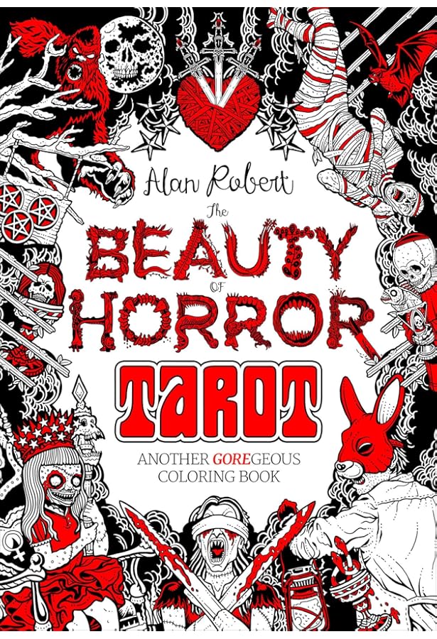 Amazon.com: The Beauty of Horror 7: Backwards Records Coloring