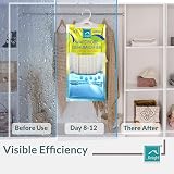 KNIGHT 5Pk XL Wardrobe Dehumidifier Moisture Absorber 600ml Bags Hanging Up To view 5