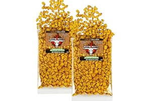RUNNINWILD Jalapeno Cheddar Crunchy Corn | Soft Crunch Toasted Corn | Roasted Crunchy Corn Made in the USA | Runnin’ Wild Foods | 1-pound total (Box of 2 bags, 8oz each), Korn Nutz