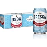 Fresca Black Cherry Soda Sparkling Flavored Soft Drink Zero Calorie and Sugar Free, 12 fl oz, 12 Pack