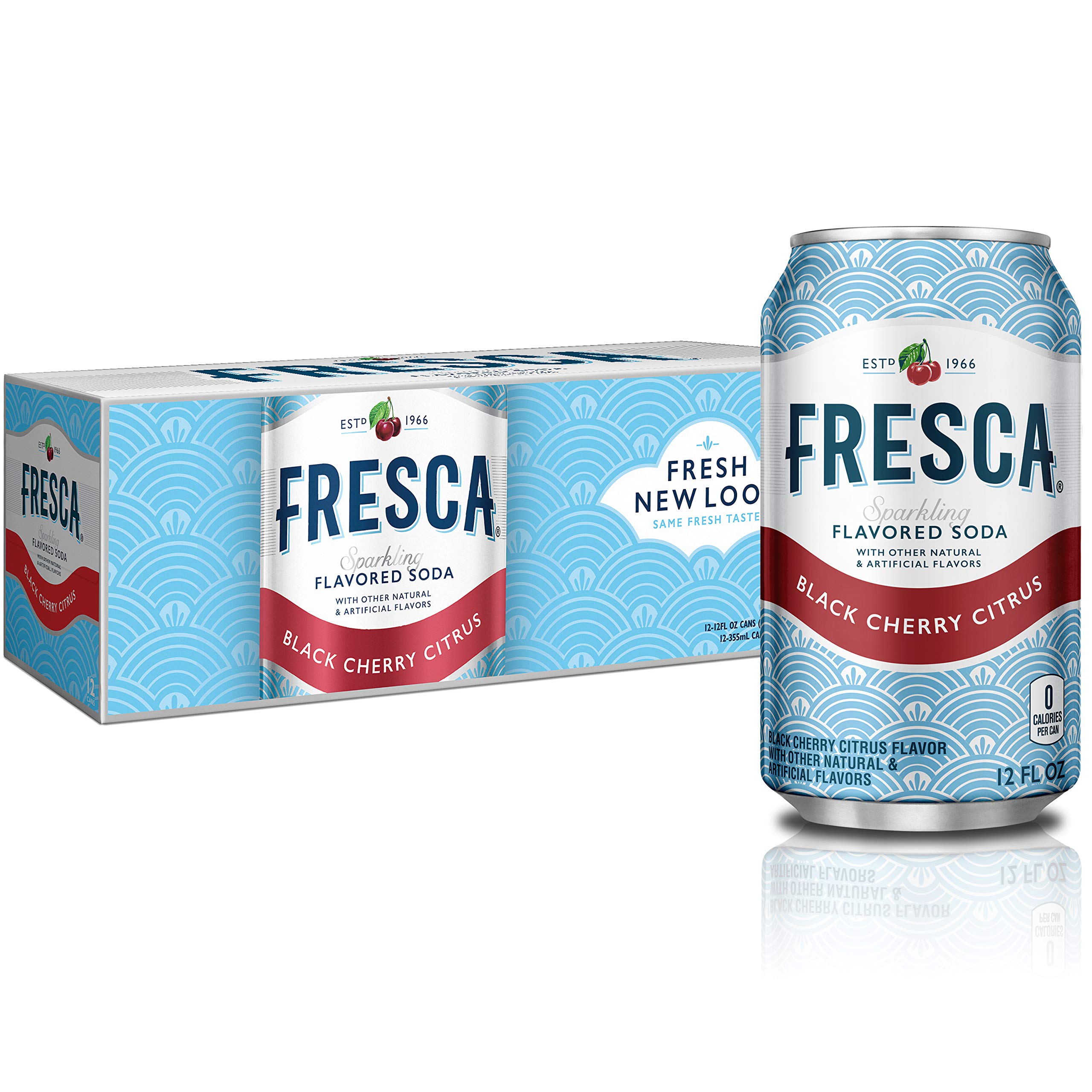 Fresca Black Cherry Soda Sparkling Flavored Soft