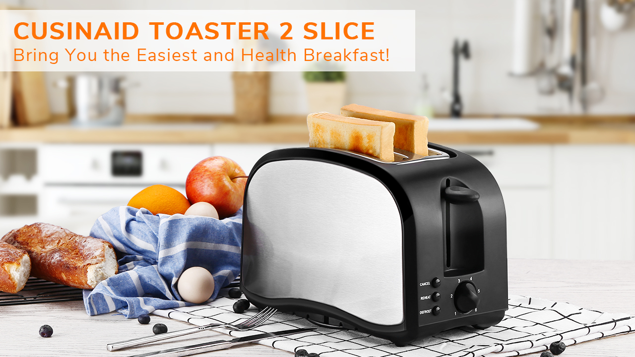 6 Toaster+CUSINAID+Defrost+Functions+Removable