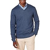Amazon Essentials Men's V-Neck Pullover Sweater (Available in Big & Tall)