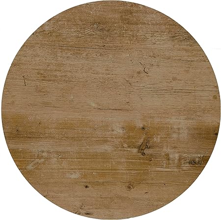 Amazon De Werzalit Tischplatte Dekor Findus 90 Cm Rund Wetterfest Vintage Optik Ersatztischplatte