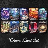 Proxy Cards for Magic The Gathering, Alternative Custom Art DIY Cards, Triome Land, Normal