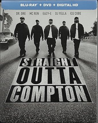 Amazon Com Straight Outta Compton Limited Edition Steelbook Blu Ray Dvd Movies Tv