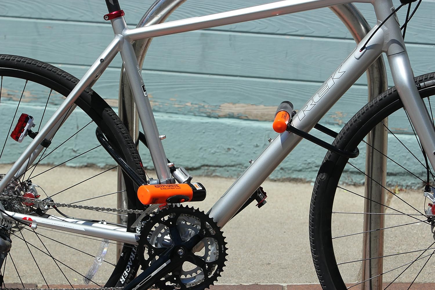 Kryptonite Evolution Min 5 Lock with Flex Frame U Bracket Black/Orange