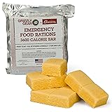 Emergency Food Rations - 3600 Calorie Bar - 3 Day Supply - Less Sugar and More Nutrients Than Other Leading Brands - (5 Year Shelf Life)-9 bars