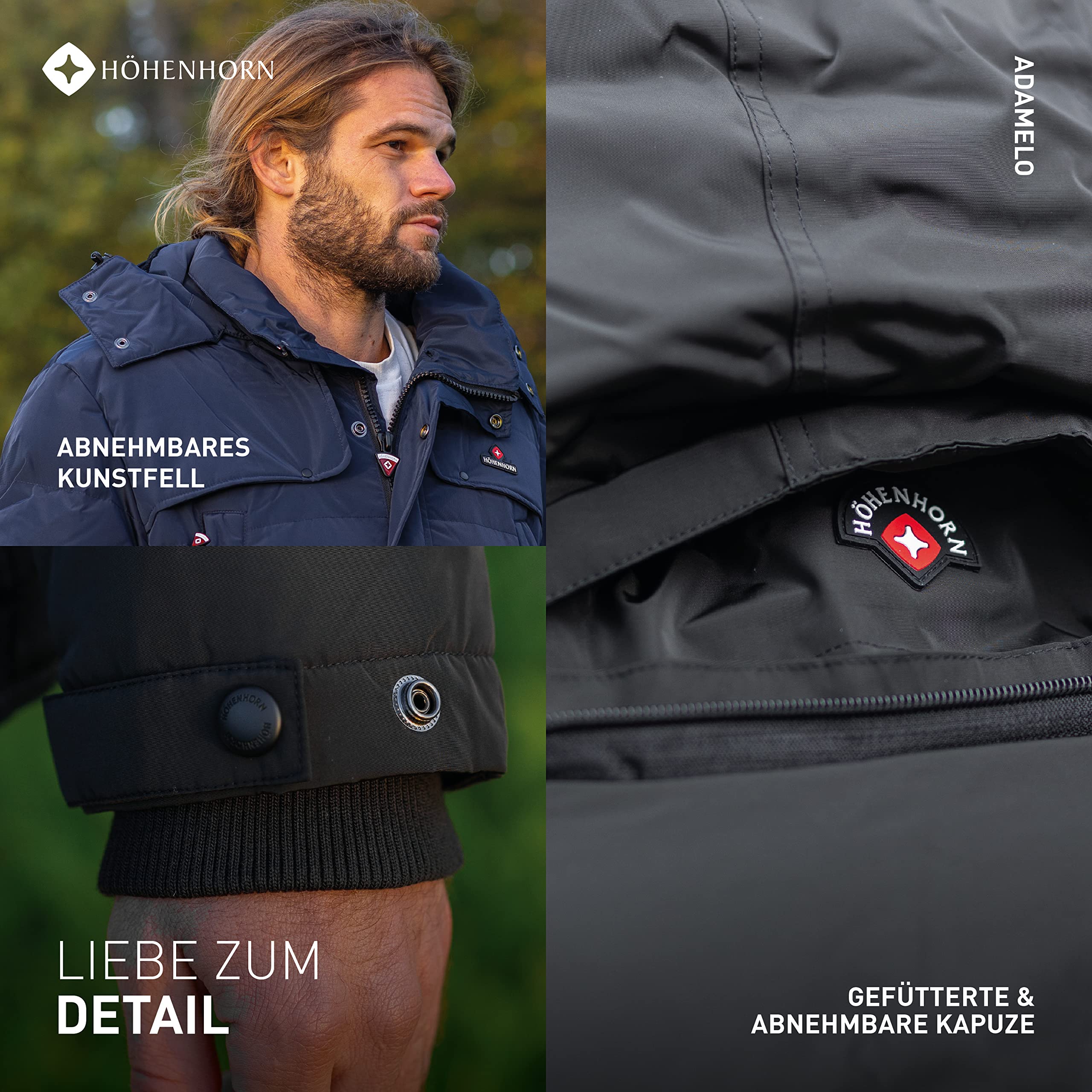 Höhenhorn Adamelo Herren Winter Jacke Navy Gr. L 6