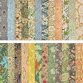 HAUTOCO 24 Sheets Scrapbook Paper 12 x 12 Double-Sided Scrapbooking Cardstock Vintage Floral Pattern Decorative Paper for Card Making, Junk Journal, DIY Crafts, Photo Album, Decoupage, Art Journaling