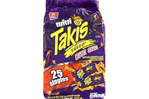 Mini Takis Fuego (25 Bags-1.2oz) by Barcel