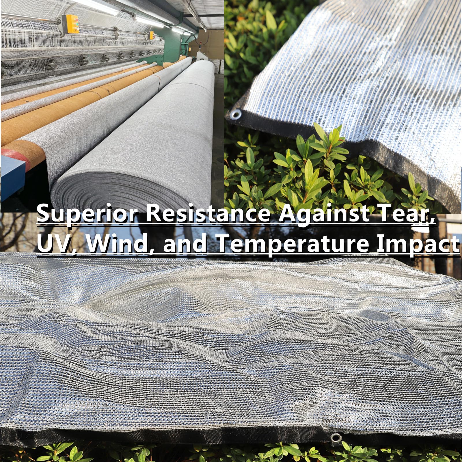 85 Shade Cloth With Grommets Mesh Sun Block Fabric Cover