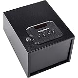 Amazon Basics Firearm Safety Device with Programmable Electronic Keypad Lock, CA DOJ Approved - 12 x 9 x 7.1 inches