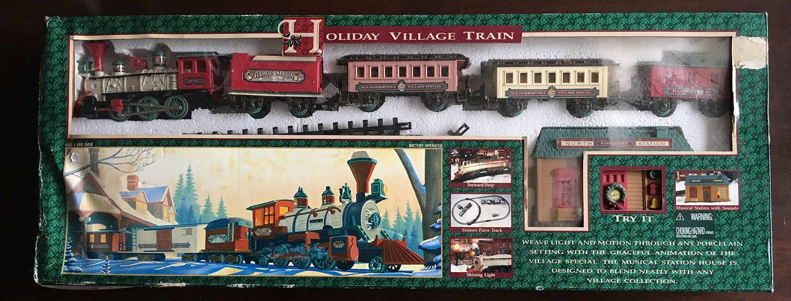 Holiday Village Train Set