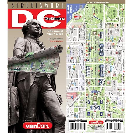 Mua StreetSmart Washington DC by VanDam -- Laminated City Street pocket ...