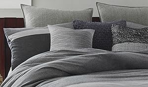 Kenneth Cole Reaction Home European Pillow Sham from the Fusion Bedding Collection in Indigo