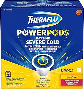 Theraflu PowerPods Daytime Severe Cold Medicine, Berry ...