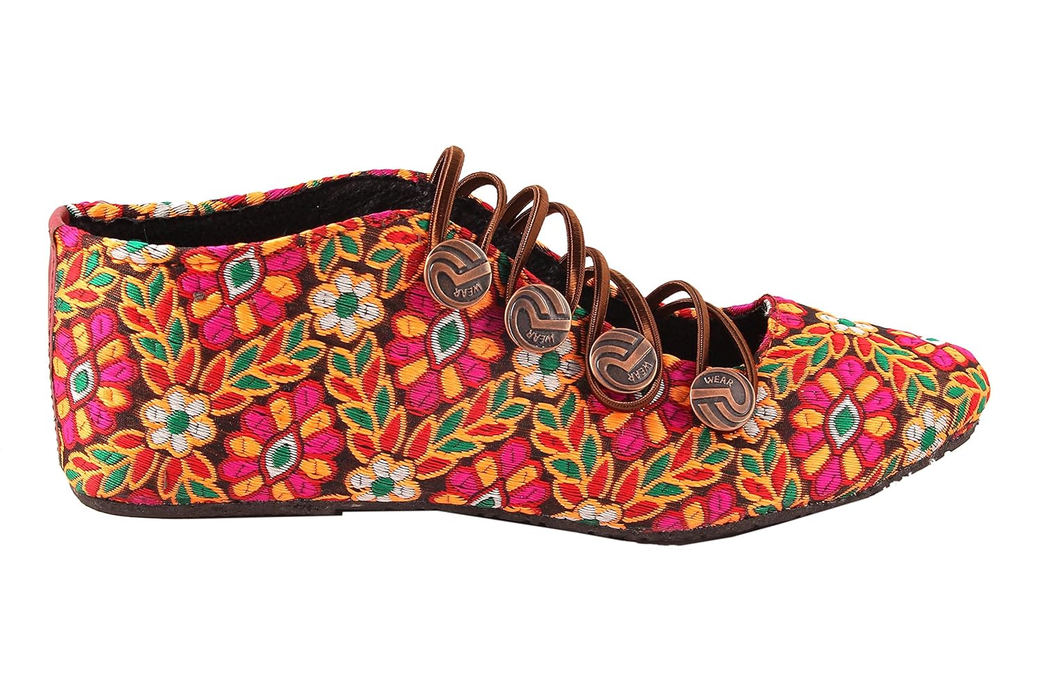 femme royale craft designer ethnic rajasthani jaipuri velvet shoes for women