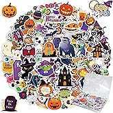LINAYE Halloween Stickers 600Pcs Water Bottle Stickers for Kids Adults | Cute Vinyl Waterproof Non-Repeating Halloween Party Favors Gifts for Classroom Non-Candy Treats Prizes Goodies for Kids