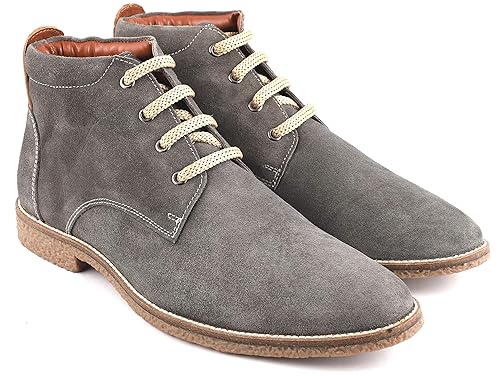 mens grey chukka boots uk