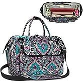 LoDrid Bible Bag Tote with Multiple Pockets for Bible Items, Bible Carrier with Steel Frame Top for Men & Women, Totem, Bag Only