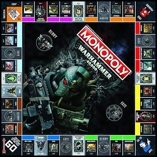 Warhammer 40k 40,000 Monopoly Juego de Mesa - Ingles: Amazon.es: Juguetes y juegos