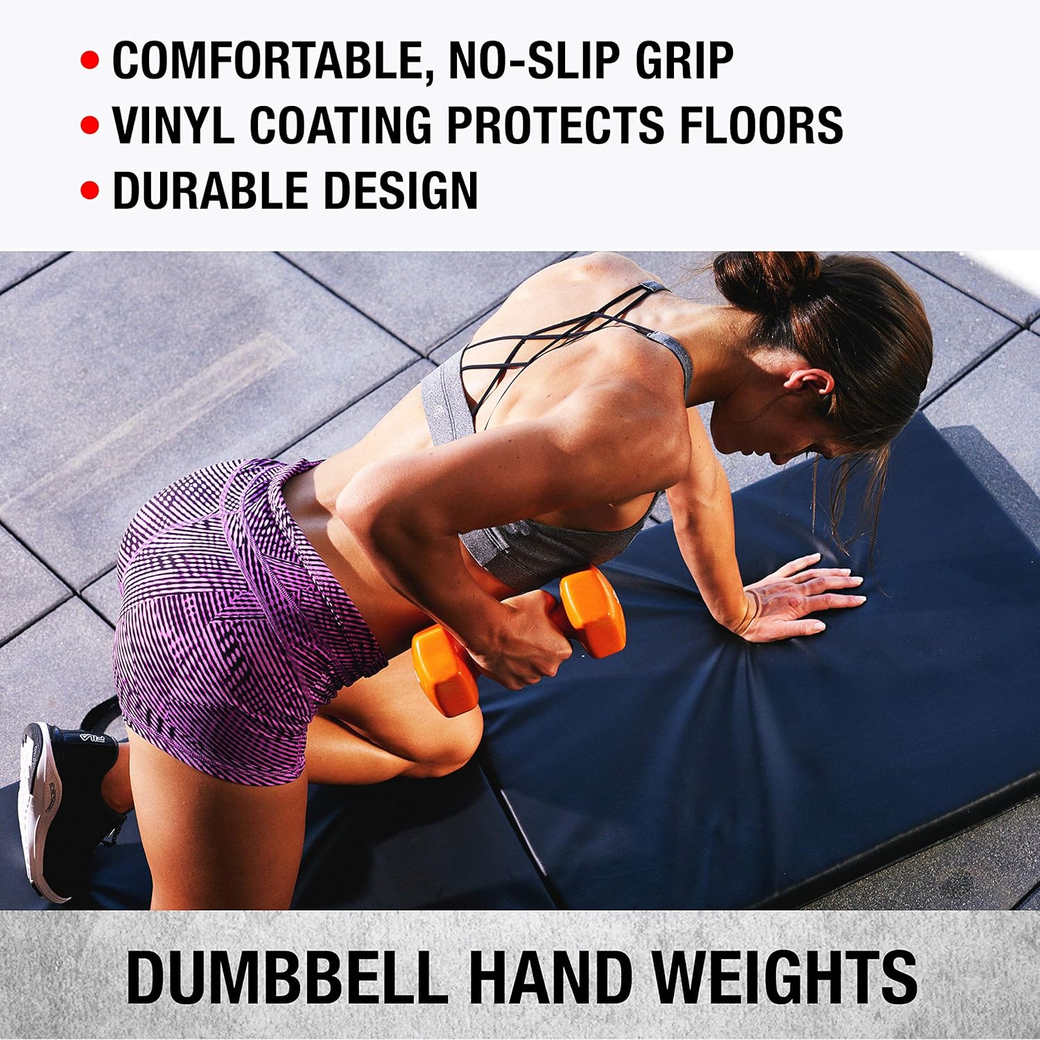 SPRI Deluxe Vinyl Dumbbells (Lt. Purple, 2-Pound) (1 Set) : Sports & Outdoors
