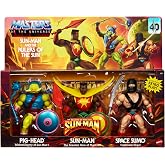 Masters of The Universe Sun-Man and The Rulers of The Sun Action Figure 3pk