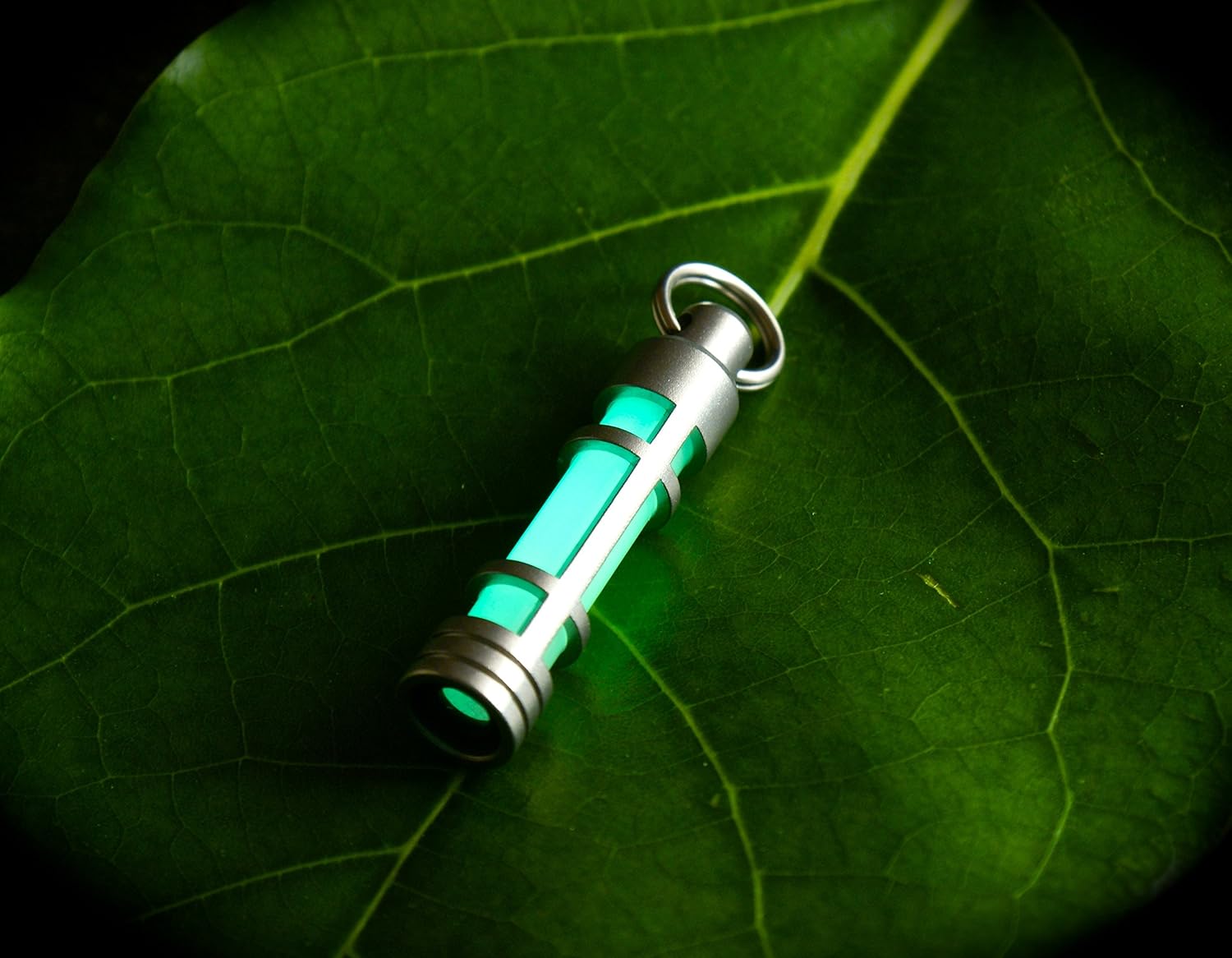 TEC Accessories [Next Generation] EMBRITE Glow Fob: Precision Glow in The Dark Keychain - Stainless Steel: Clothing