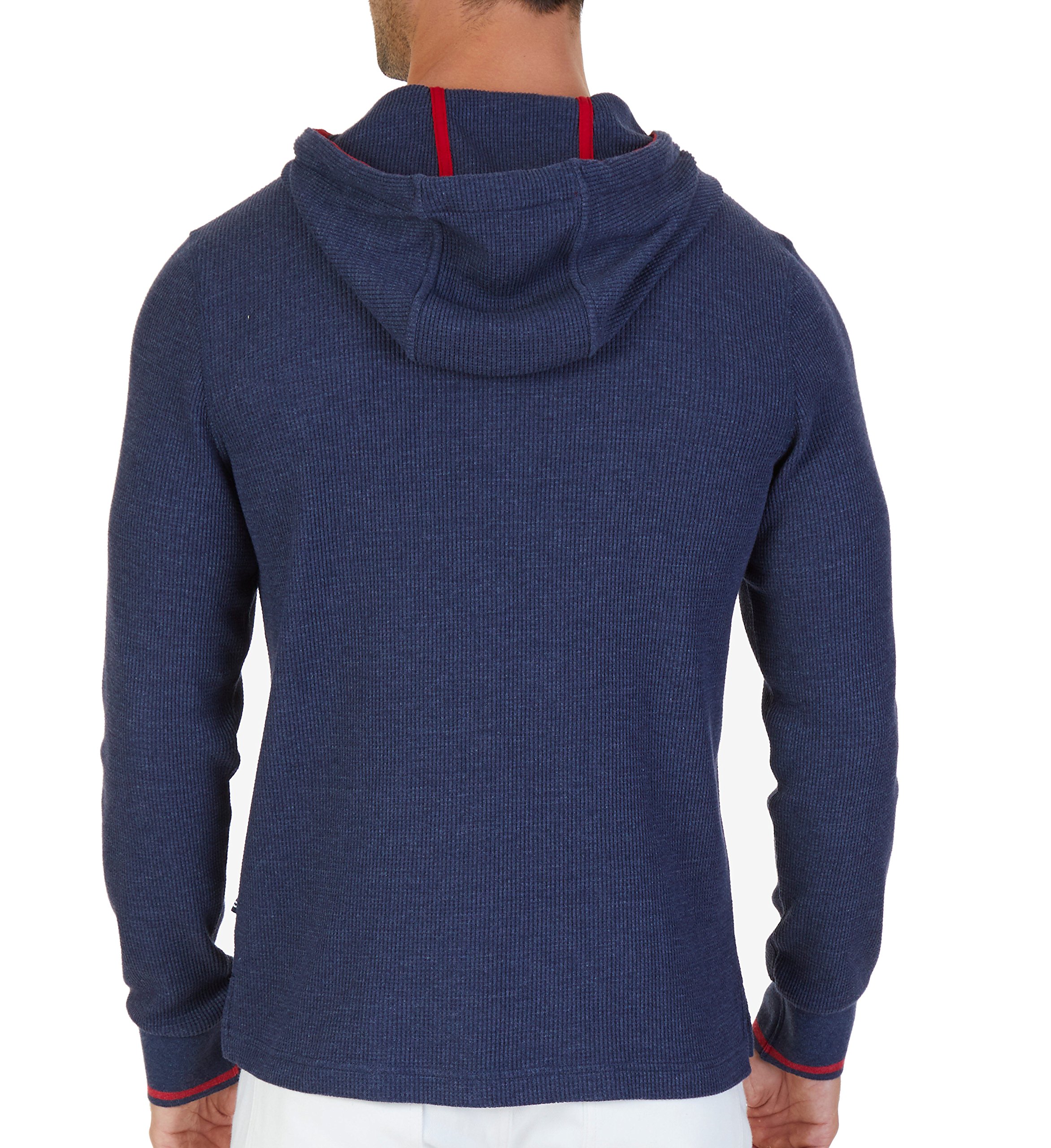 Nautica Men's Thermal Pullover Hoodie, Long Sleeves Nautical Fashions