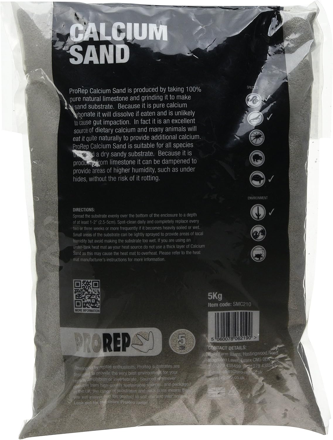 ProRep Calcium Sand 5kg, Green, 5 kg (Pack of 1) - Image 3