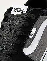Vans Filmore Suede/Canvas Men’s Low-Top Sneakers Black Pewter 46 EU view 2