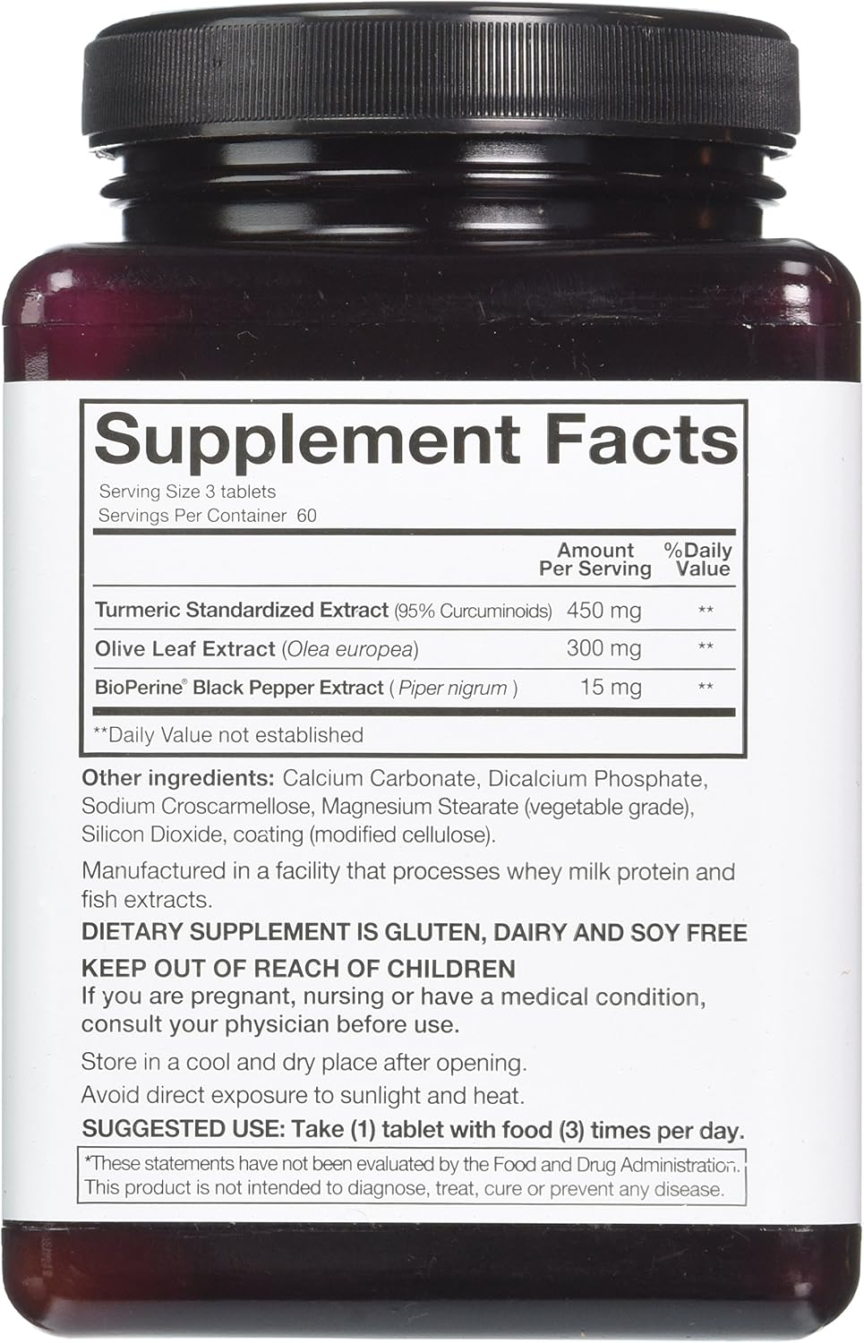 Youtheaory Turmeric Advanced Formula -180 Count, 180 count (Pack of 1) - Image 3