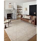Loloi Darby Collection DAR-03 Sand/Charcoal 7'-10" x 10' Area Rug