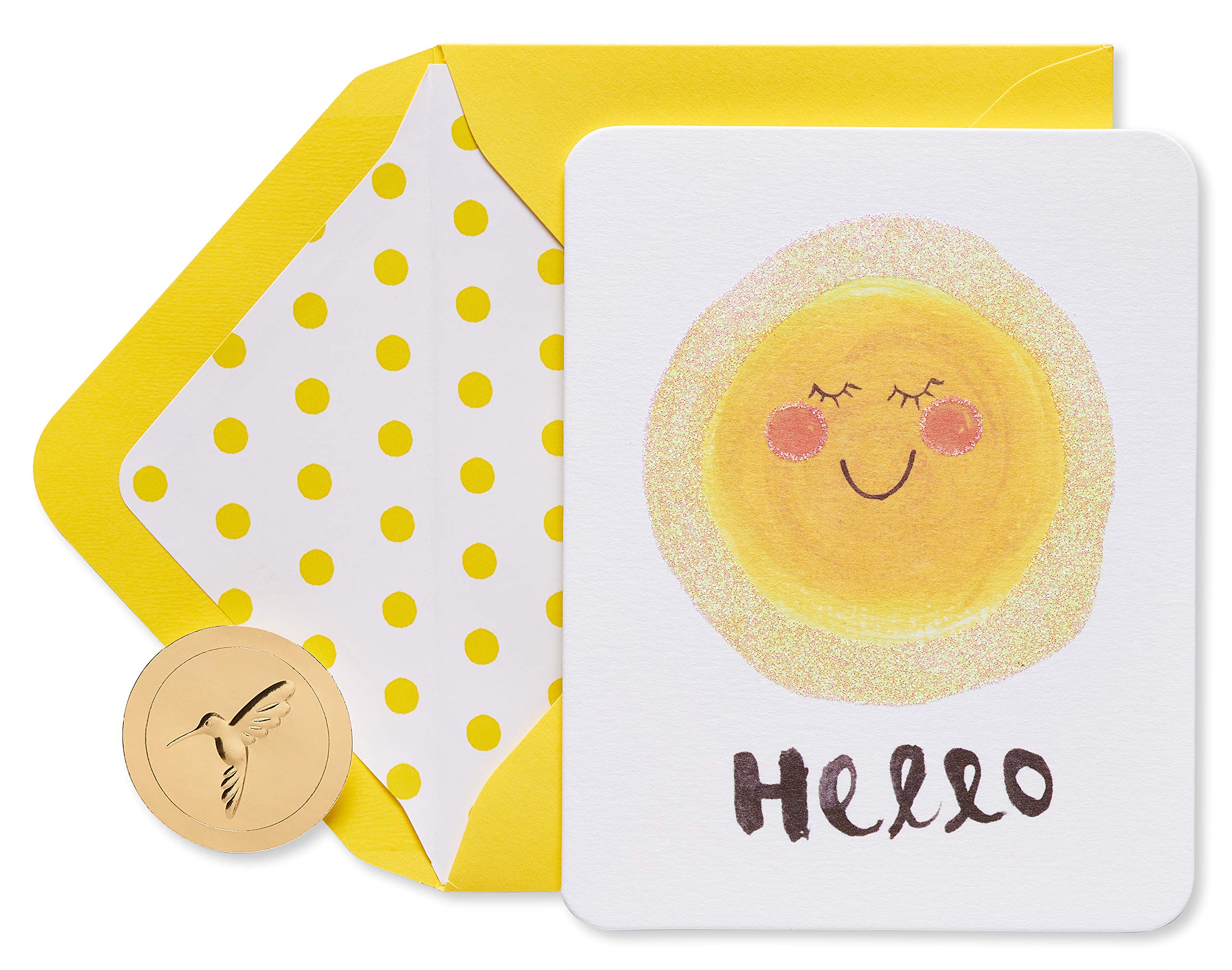 Papyrus Blank Cards with Envelopes, Hello Sunshine (20-Count)