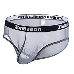 ZAIGGUT Mens Sexy See Through Underwear Breathable