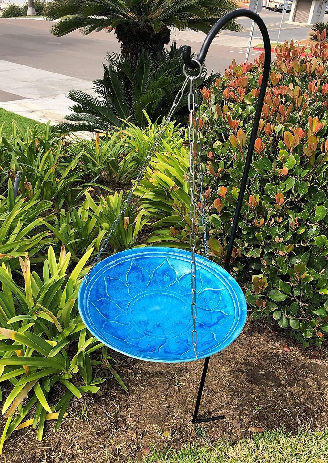 outdoor shepherds hook on Plant Container Accessories Shepherd Hooks 35 Inches Anti Rust Durable Strong Outdoor Hooks Bird Feeder Pole For Lights Plants Flowers Pack Of 2 Patio Lawn Garden