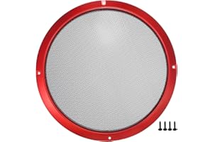 ACROPIX Universal 10" Car Speaker Grills Cover Mesh Round 10 Inch Audio Speaker Subwoofer Guard Protector Case with Mounting 