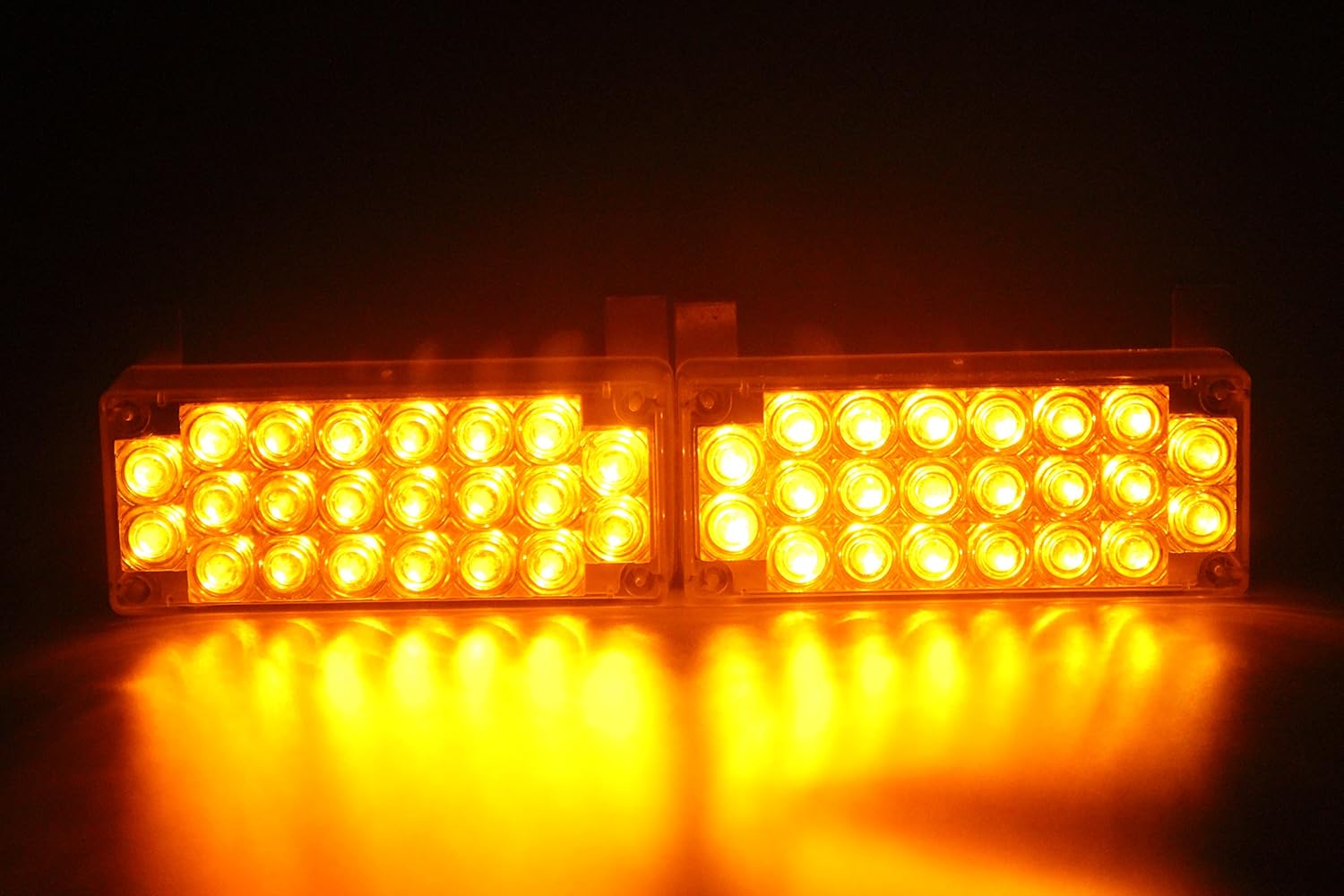 HEHEMM Car 2 x 22 Led Strobe Light 12 Volts Auto Truck